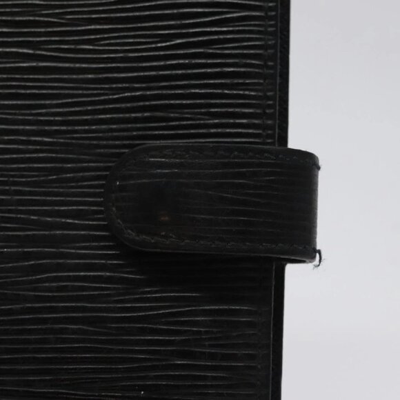 LOUIS VUITTON Epi Agenda PM Day Planner Cover Black R20052 LV Auth 106768 - Picture 14 of 16